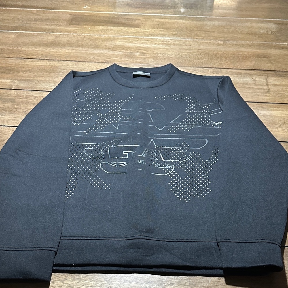 Emporio Armani Black Crewneck Sweater
